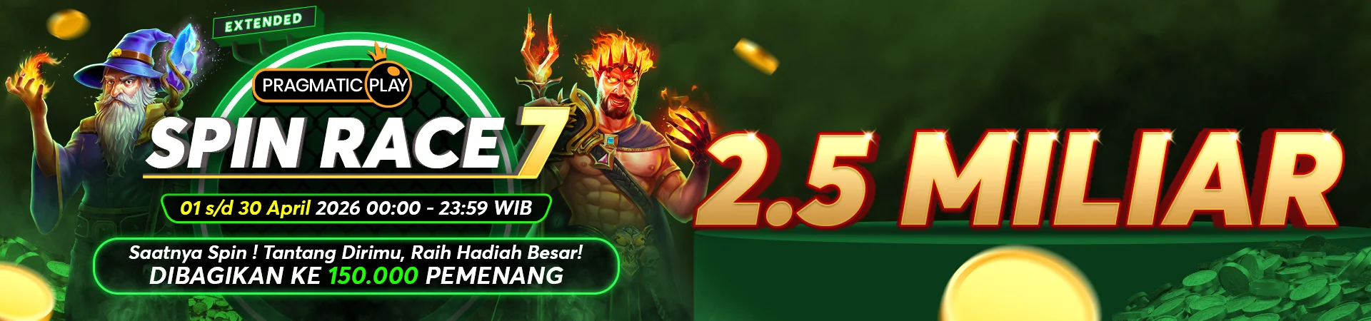 Tournament PRAGMATIC PLAY Spin Race 7